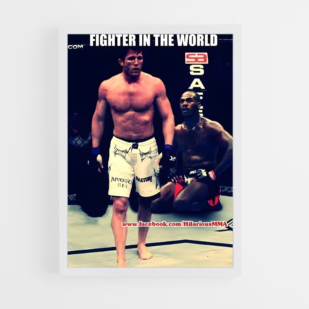 Poster Chael sonnen punch – affiche MMA (vue 3)